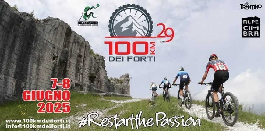 100 Km dei Forti 2025: MTB, storia e adrenalina in Trentino
