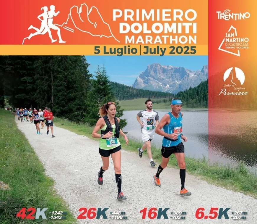 Primiero Dolomiti Marathon 2025: grande sfida tra top runners e fondisti il 5 luglio