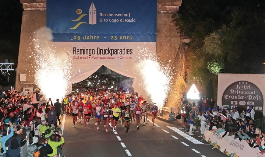 25° Giro Lago di Resia By Night - Vincono Wedel e Hrochová nella Night Run record