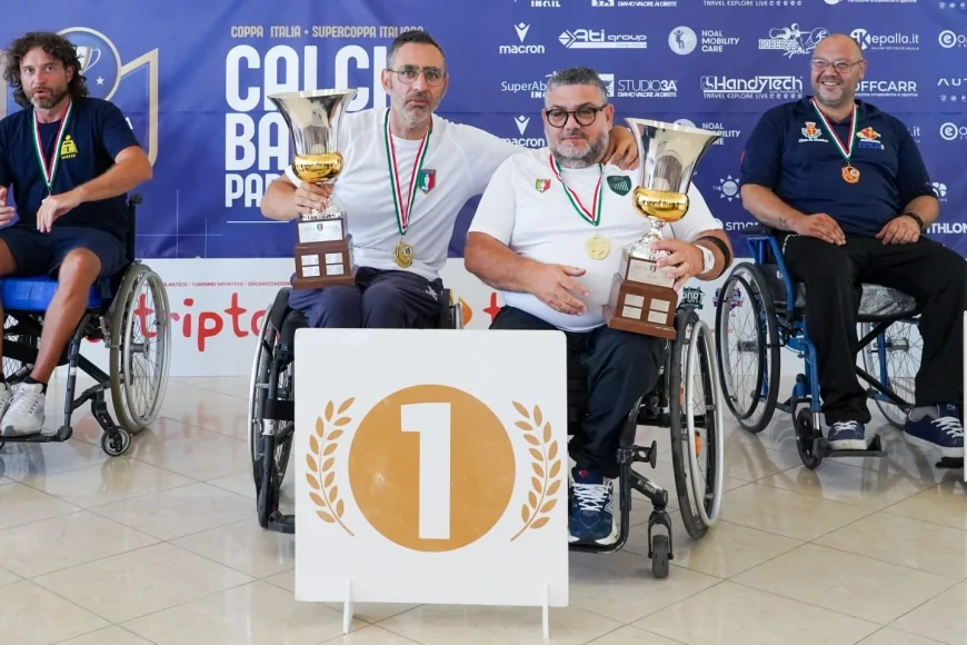 Allinparty Milazzo 2025: premiati i campioni del calcio balilla paralimpico