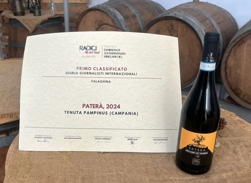 Tenuta Pampinus domina con il suo Paterà a Radici del Sud