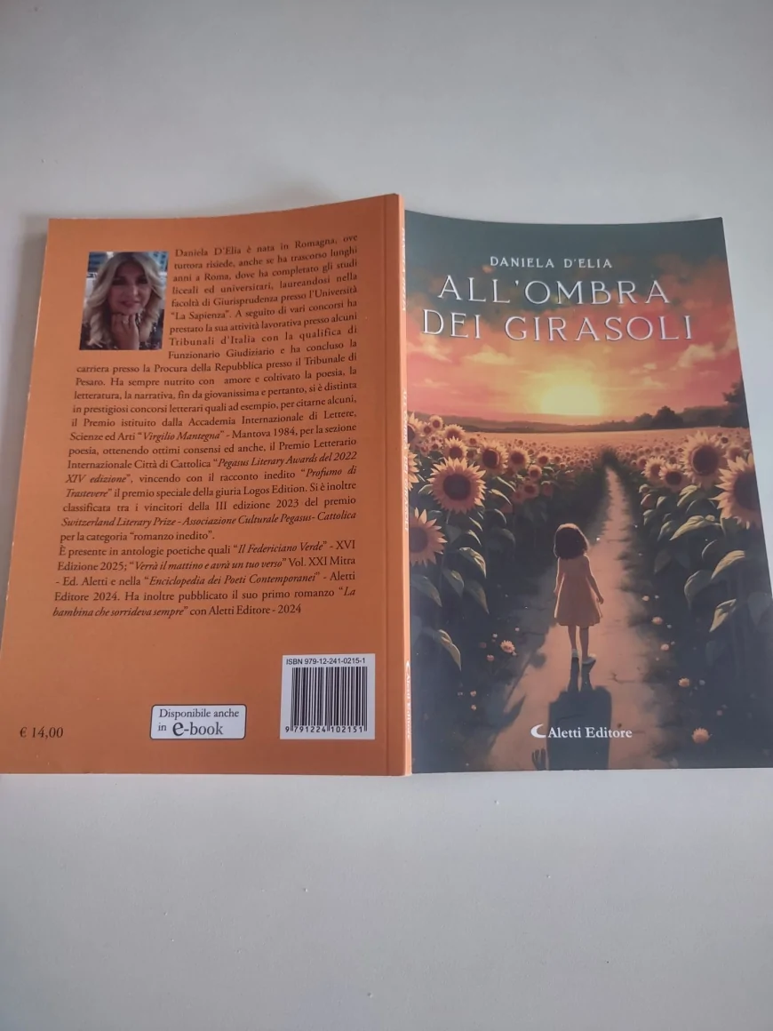 Daniela D’Elia pubblica “All’ombra dei girasoli”: nuova voce poetica