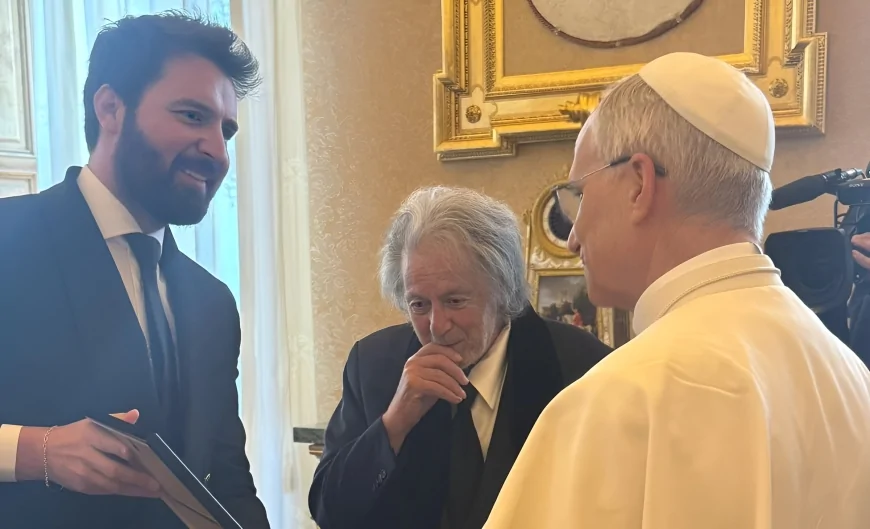 Al Pacino e Andrea Iervolino incontrano Papa Leone XIV in Vaticano