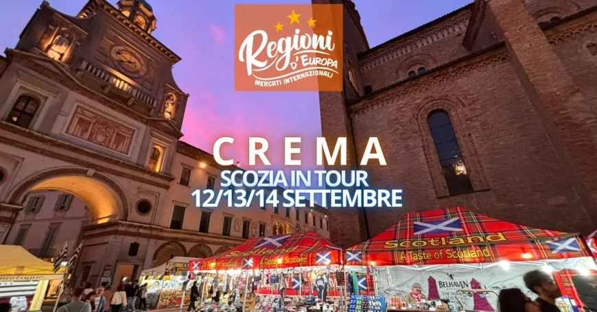 Regioni d’Europa 2025 a Crema: la Scozia protagonista dal 12 al 14 settembre