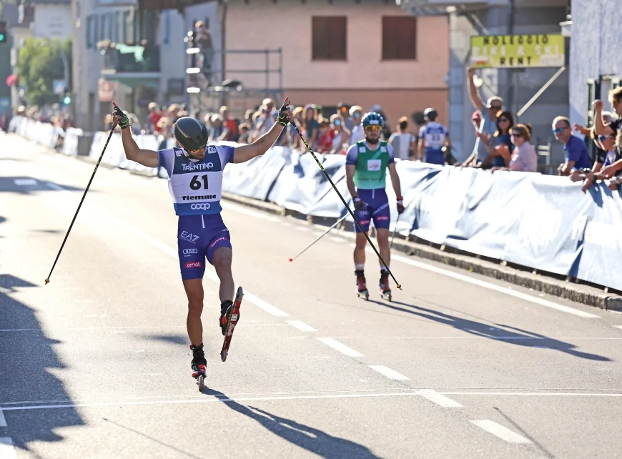 Skiroll, Coppa del Mondo 2025: Becchis vince sprint e classifica a Ziano di Fiemme, Chiaradia oro Junior