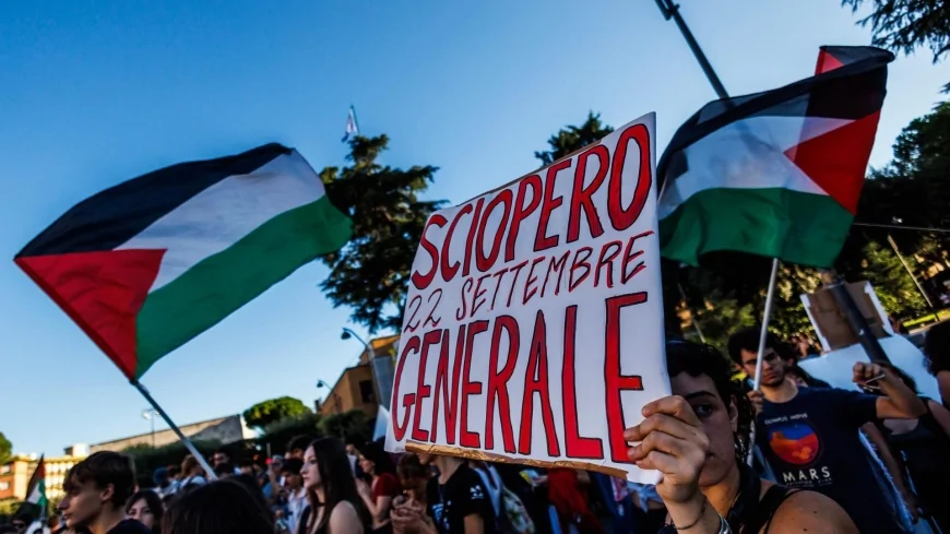 Sciopero generale 22 settembre: disagi in trasporti, scuole e uffici per Gaza