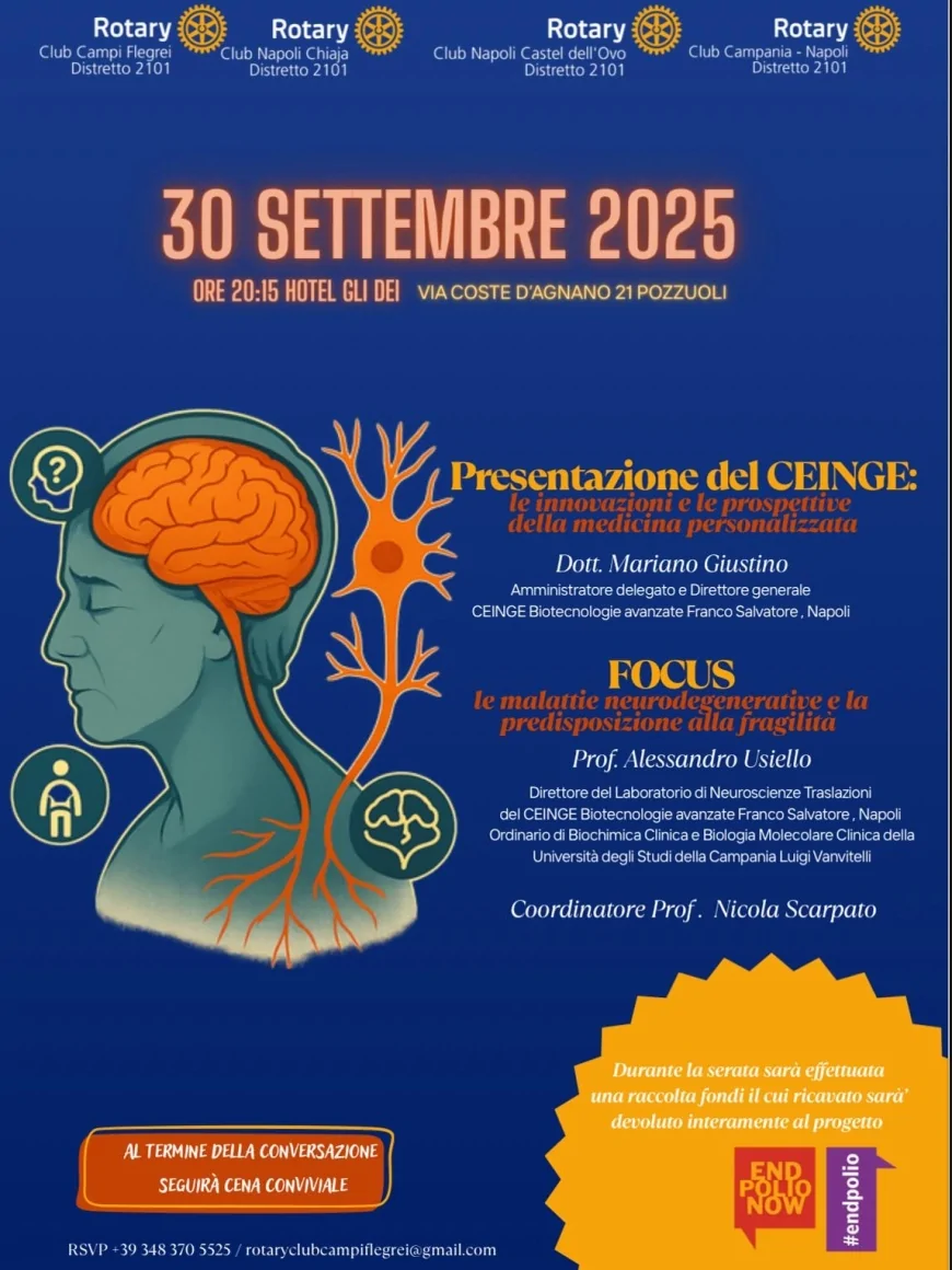Malattie neurodegenerative e fragilità – Convegno Rotary Club, Pozzuoli 30 Settembre 2025
