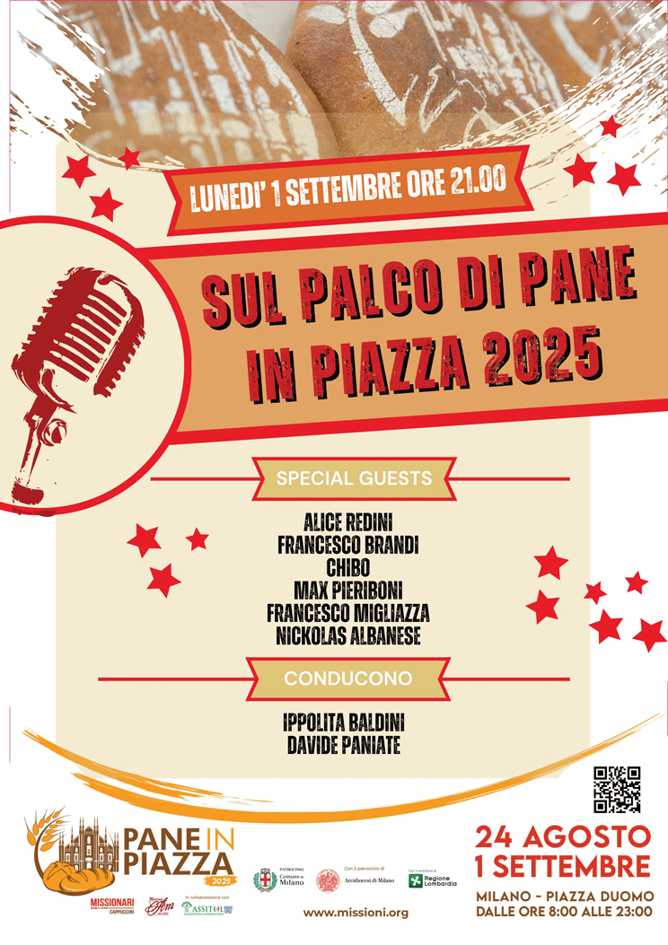 Pane in Piazza 2025: gusto, comicità e solidarietà in Piazza Duomo