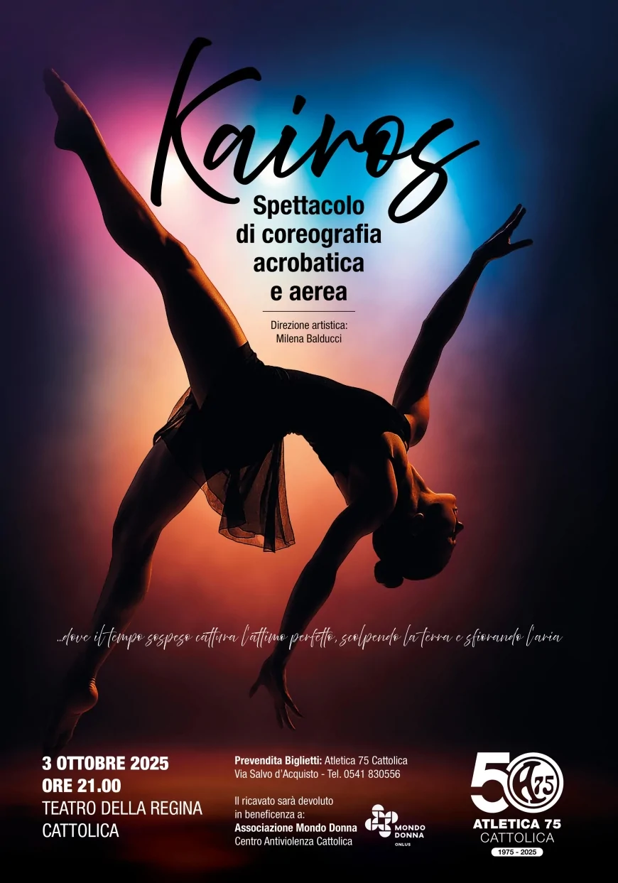 Kairos al Teatro della Regina: ginnastica artistica tra arte e solidarietà