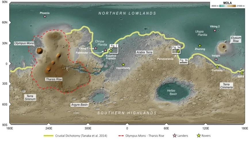 Marte: un passato abitabile rivelato dalle sue argille