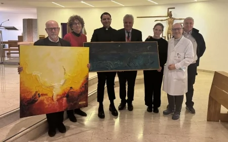 Monza: la donazione di due opere d'arte all'Ospedale San Gerardo come gesto per la cura della persona