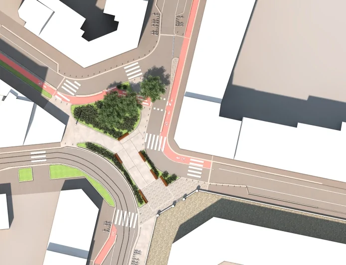 A Milano doppio cantiere per piazza Spoleto: nuova viabilità e più verde da giugno