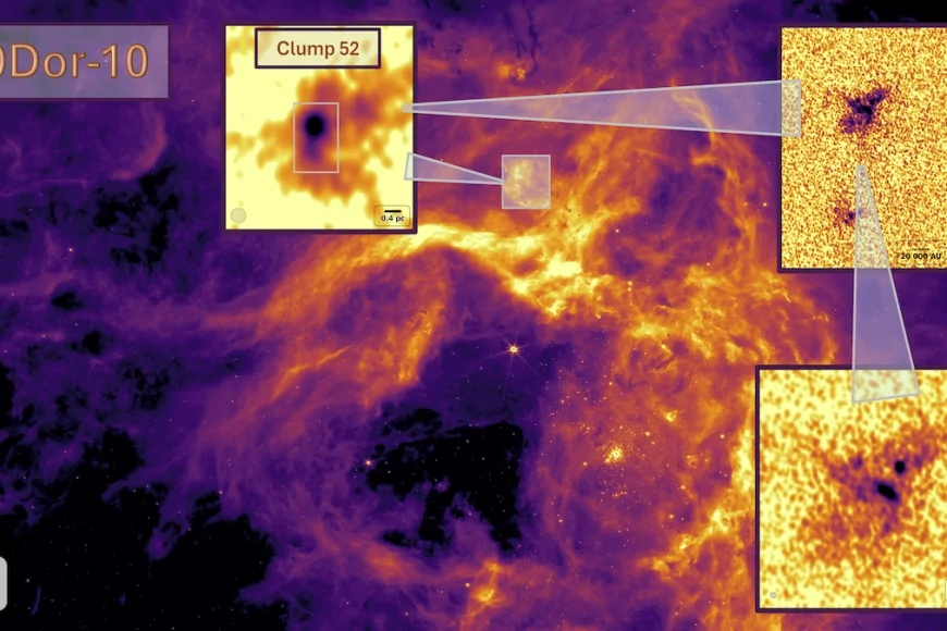 Astrofisica: il radiotelescopio ALMA osserva come si formano le stelle oltre i confini della via Lattea