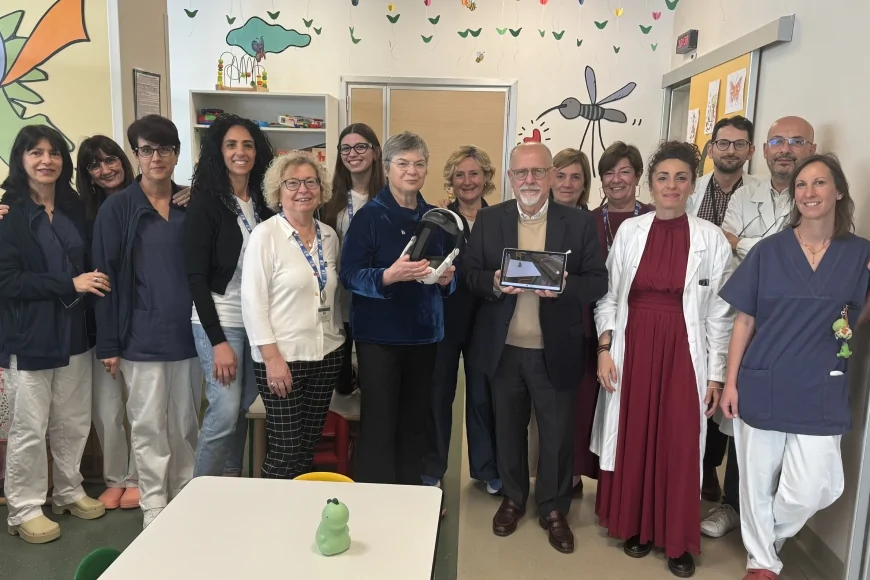 Monza: al Centro Prelievi Pediatrico l'utilizzo del visore 3.0 per ridurre l'ansia nei bambini durante i prelievi