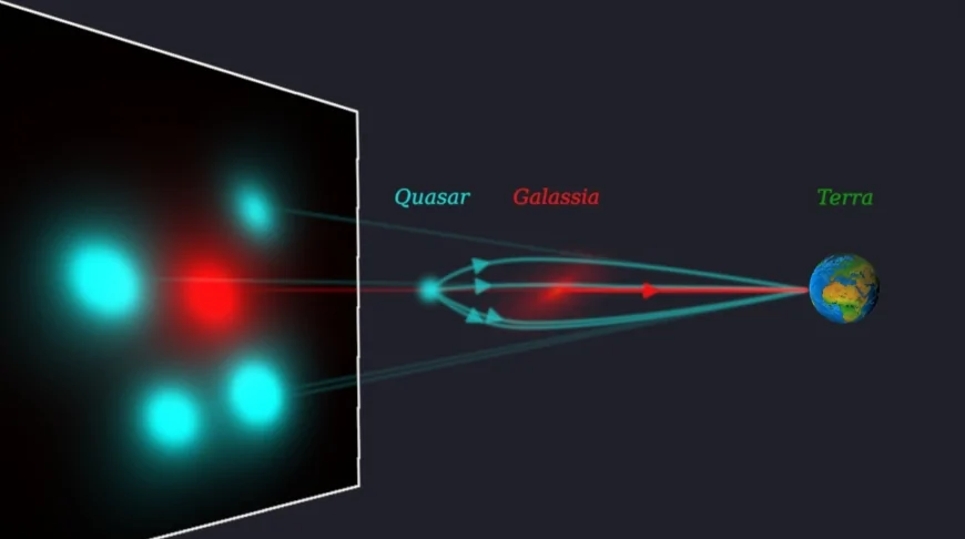 Astrofisica: individuata in una lente gravitazionale una galassia ellittica che sfida i modelli di evoluzione delle galassie