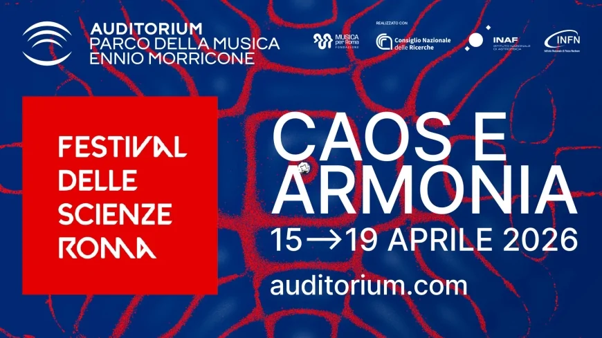 Roma: dal 15 aprile la nuova edizione del Festival delle Scienze 2026 con il tema "Caos e Armonia"