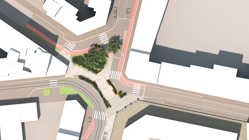 A Milano doppio cantiere per piazza Spoleto: nuova viabilità e più verde da giugno