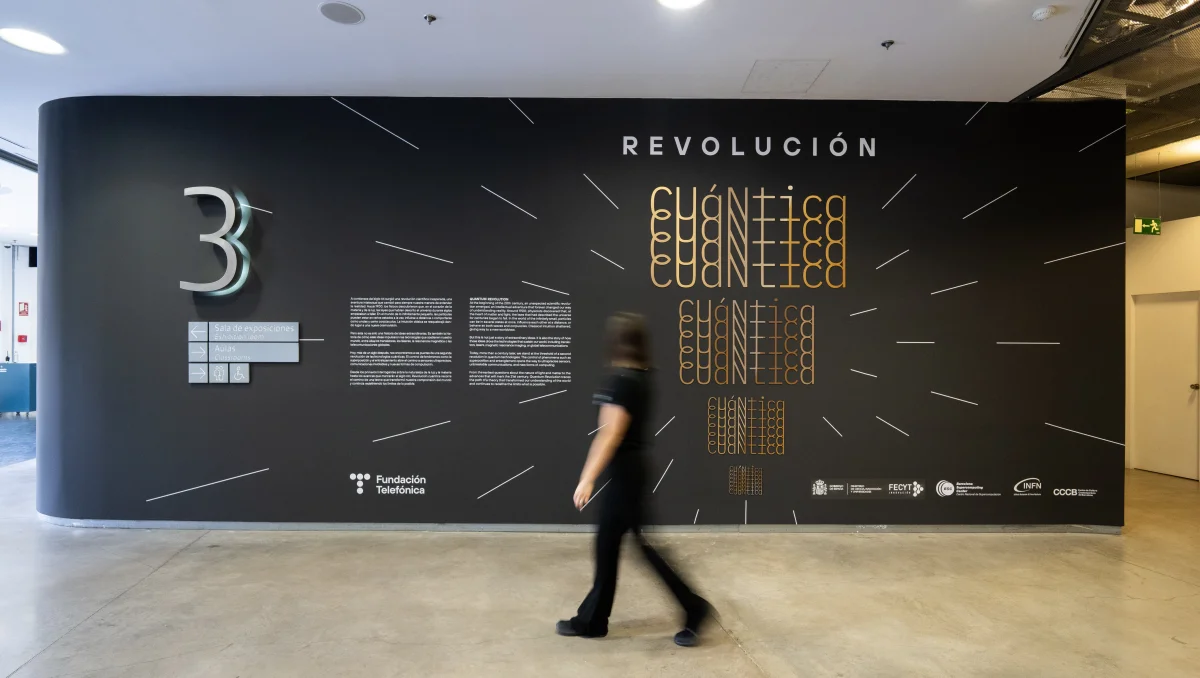 Madrid: le installazioni dell'Istituto Nazionale di Fisica Nucleare per la mostra "Revolución Cuántica"