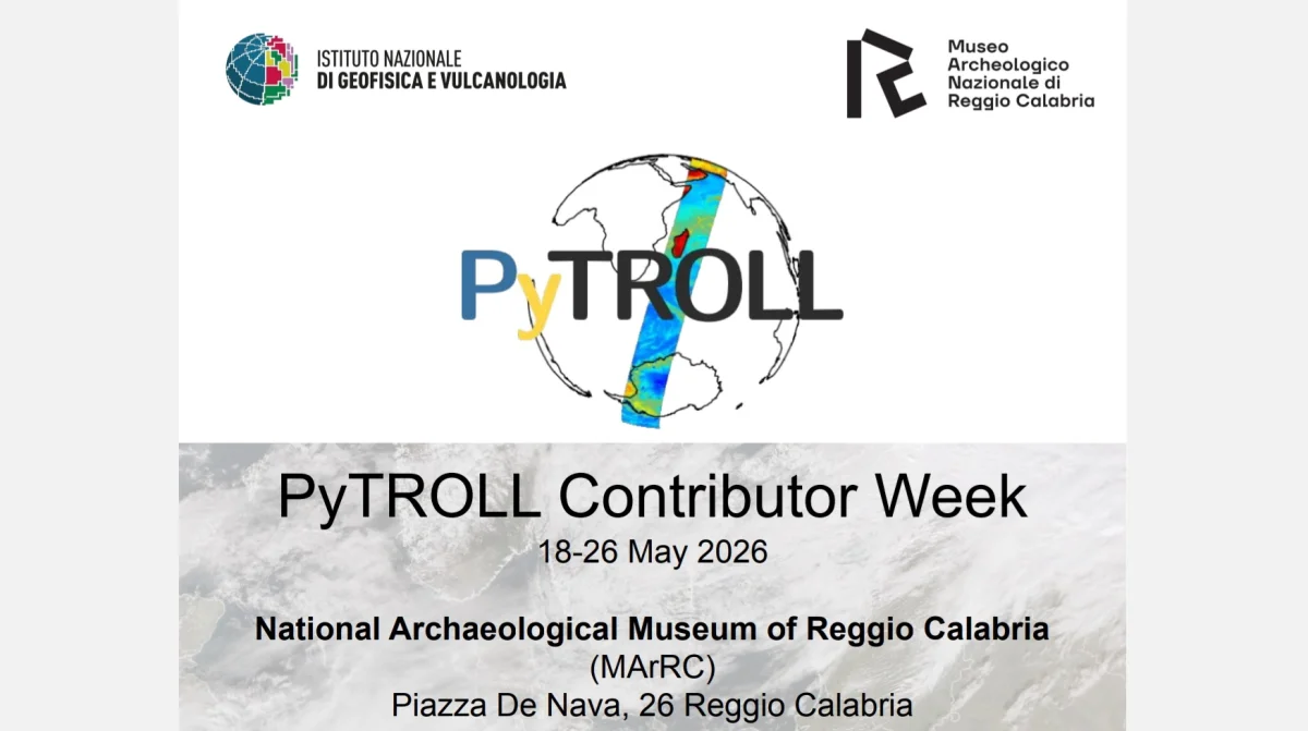 Spazio: l'Istituto Nazionale di Geofisica e Vulcanologia organizza in Italia il PyTROLL Contributor Week 2026