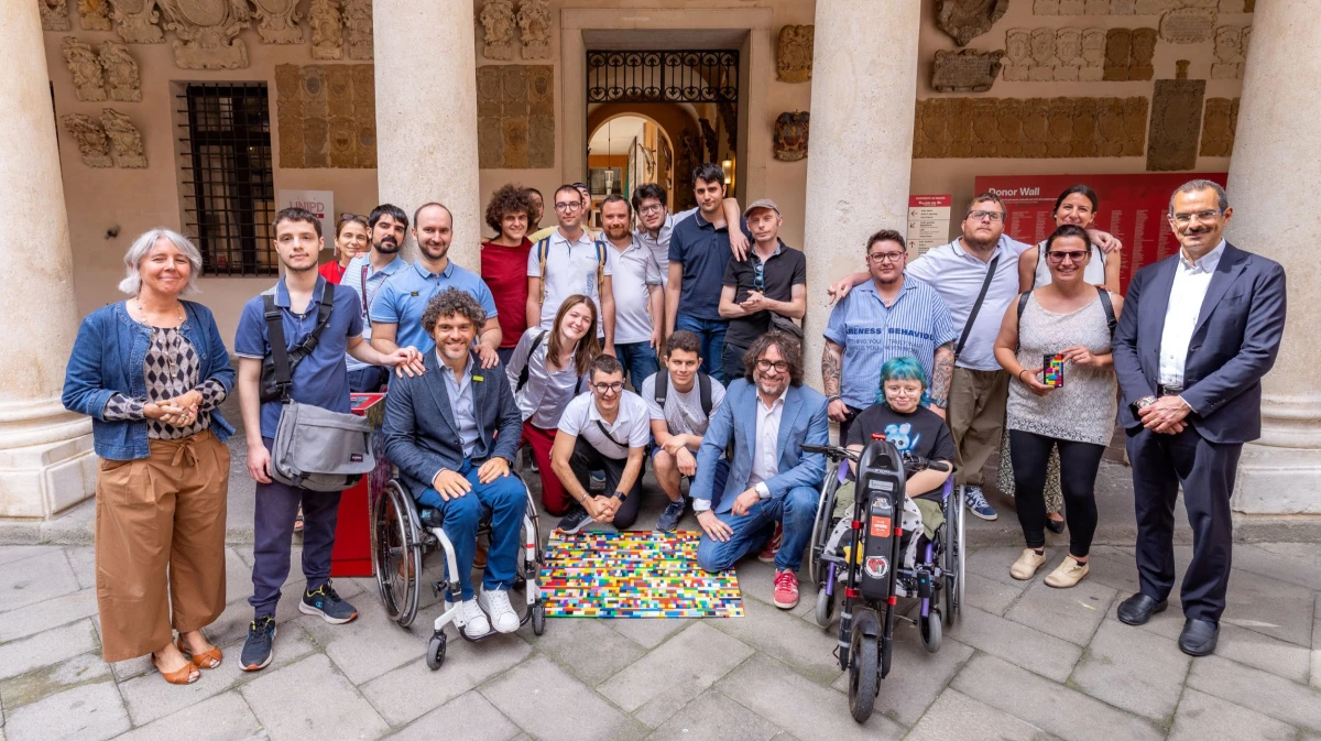 Università di Padova: a Palazzo del Bo inaugurate le rampe in mattoncini LEGO realizzate dai ragazzi di "Talents Lab"
