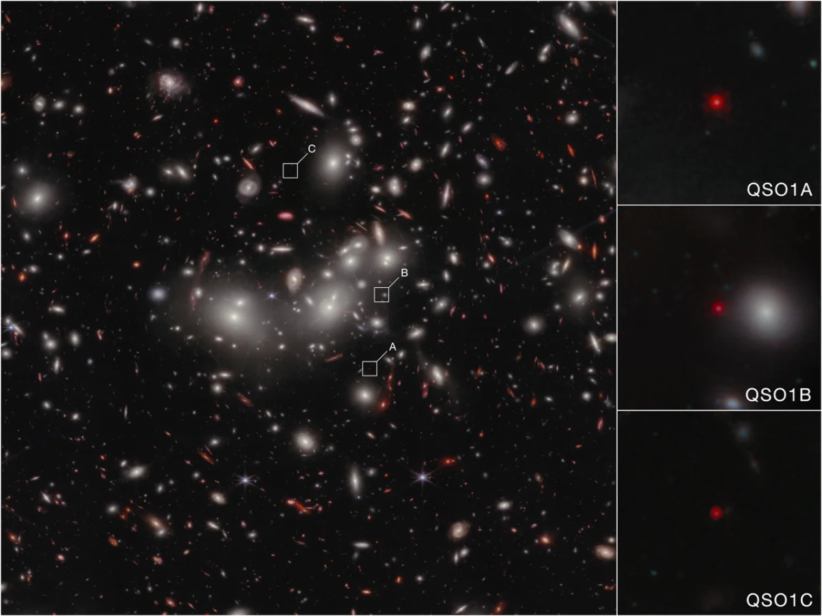 Astrofisica: misurato per la prima volta in maniera diretta la massa di un buco nero risalente a oltre 13 miliardi di anni fa