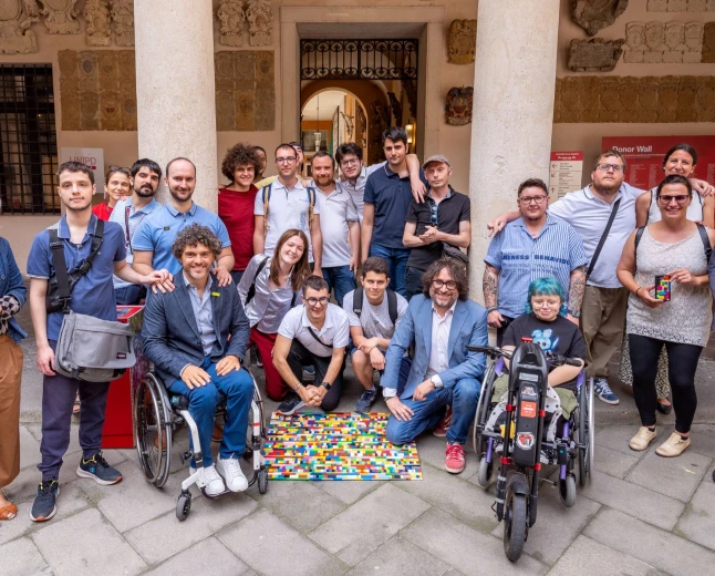 Università di Padova: a Palazzo del Bo inaugurate le rampe in mattoncini LEGO realizzate dai ragazzi di "Talents Lab"