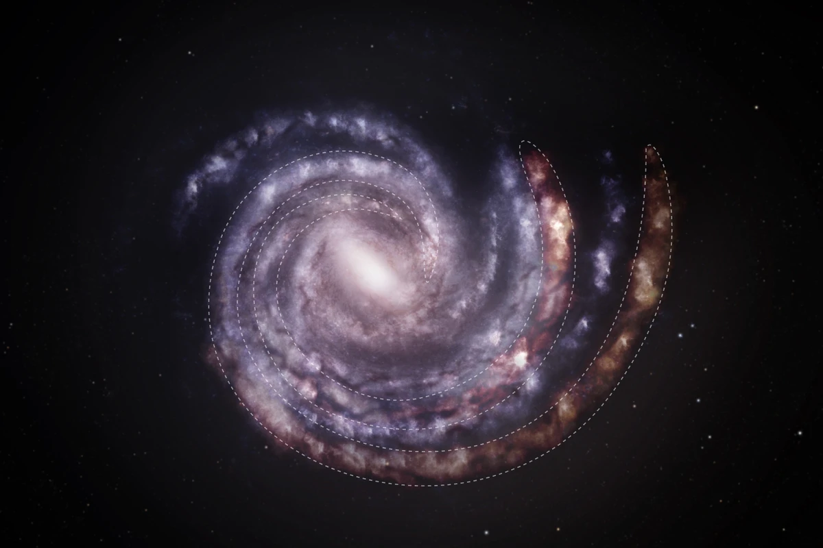 I lampi gamma illuminano la Via Lattea: mappata con precisione la distanza dei bracci a spirale della nostra Galassia