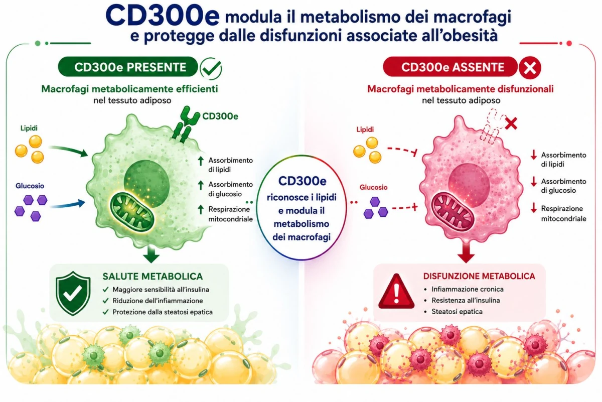 Obesità: identificato un "interruttore" naturale che difende il metabolismo