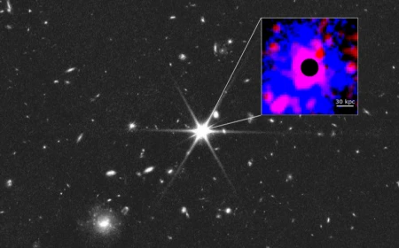 Universo Primordiale: individuata la più chiara emissione di gas caldo attorno a un quasar "silenzioso"