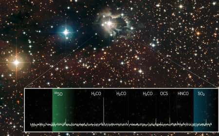 Astrofisica: scoperti ossidi di zolfo attorno a una stella supergigante grazie al Radiotelescopio ALMA