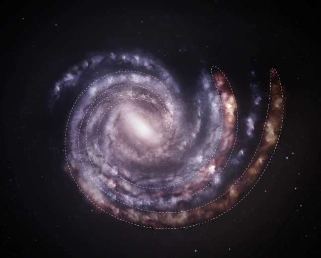 I lampi gamma illuminano la Via Lattea: mappata con precisione la distanza dei bracci a spirale della nostra Galassia