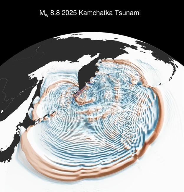 Terremoti, Tsunami della Kamčatka 2025: la complessità della rottura sismica ne ha limitato l'impatto